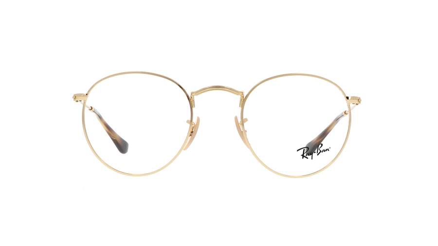 Eyeglasses Ray-Ban Round metal Optics Gold RX3447 RB3447V 2500 50-21 Medium in stock