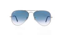 Ray-Ban Aviator Large Metal Silver RB3025 003/3F 55-14 Small Gradient