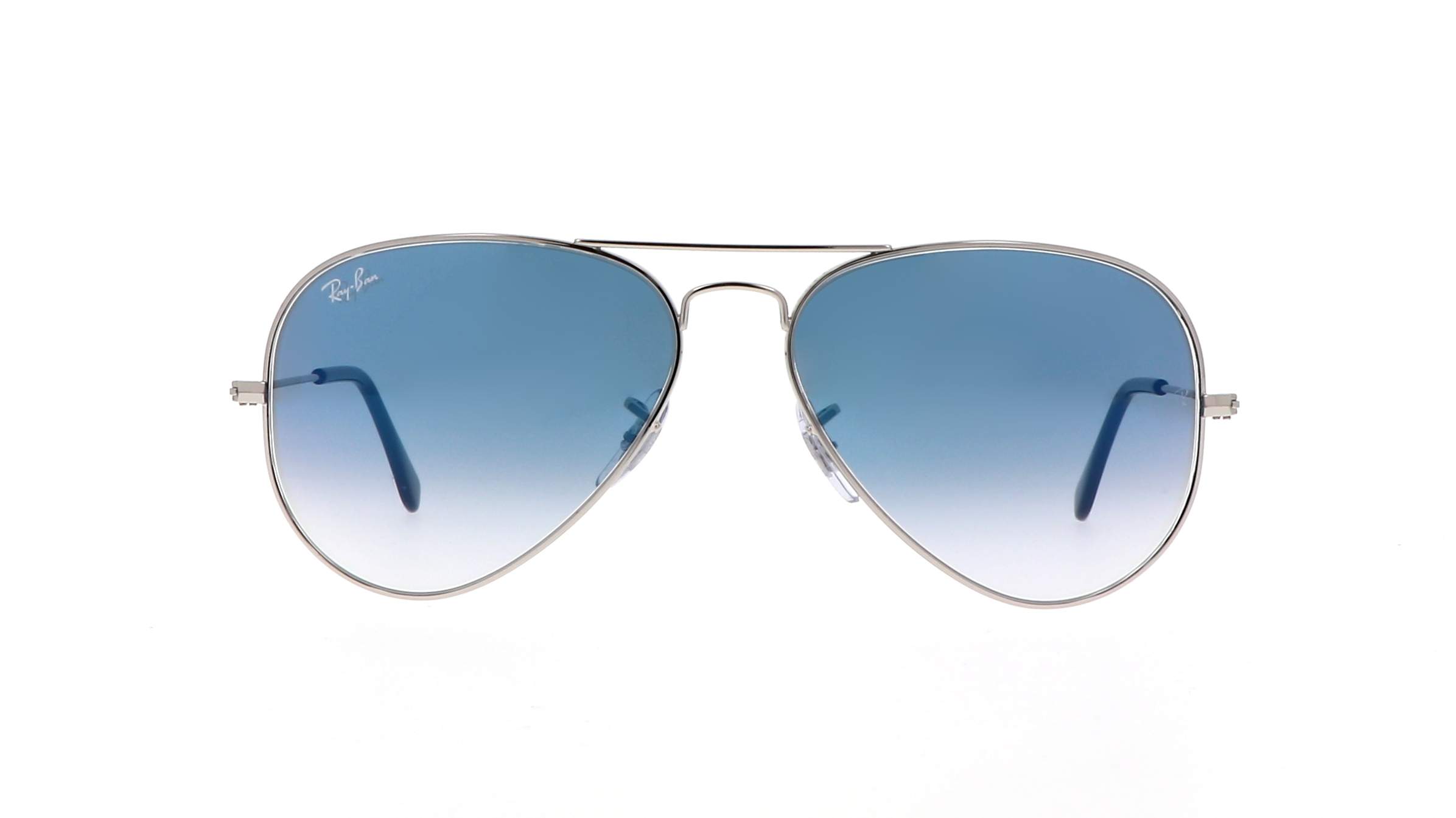 Sunglasses Ray-Ban Aviator Metal Silver RB3025 003/3F 62-14 Gradient in ...