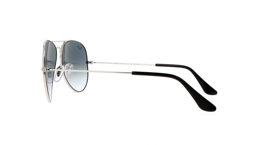 Ray-Ban Silver Metal Aviator Sunglasses with Dark Gradient Lenses s-l400.jpg main image 3