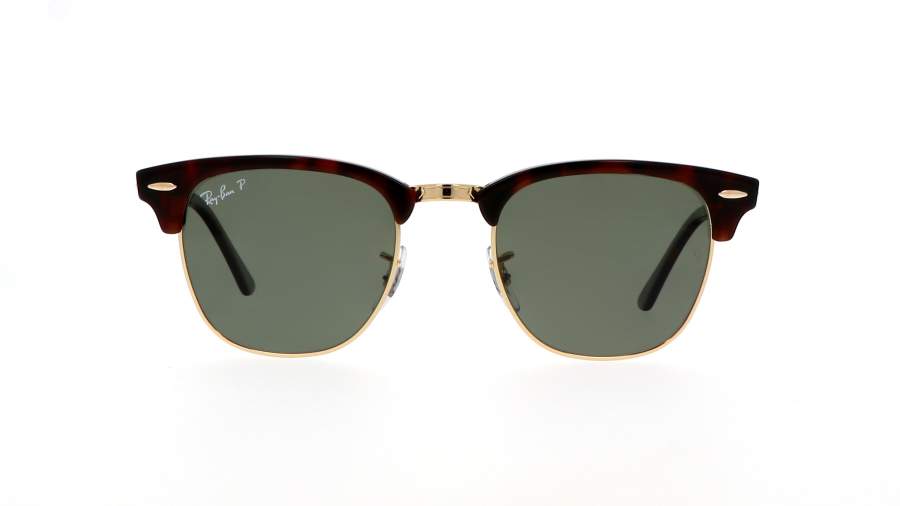 Sunglasses Ray-Ban Clubmaster Brown RB3016 990/58 51-21 Medium Polarized in stock