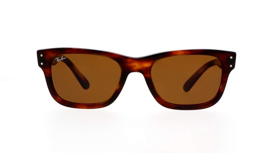 Sunglasses Ray-Ban Mr Burbank Striped Havana Tortoise G-15 RB2283 954/33 52-20 Medium in stock