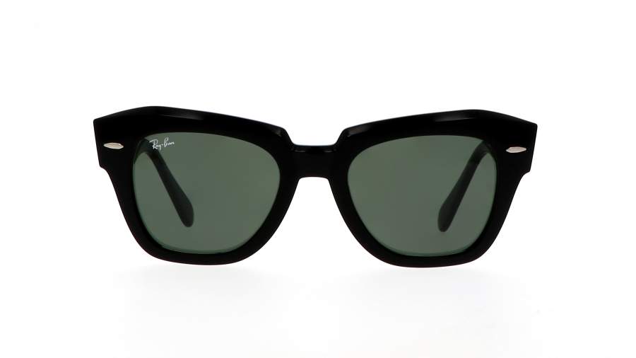 Sunglasses Ray-Ban State street Black G-15 RB2186 901/31 52-20 Large in stock