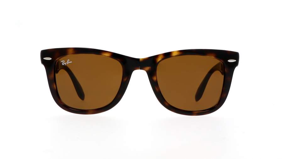 Sunglasses Ray-Ban Original Wayfarer Tortoise RB4105 710 50-22 Medium Pliantes in stock