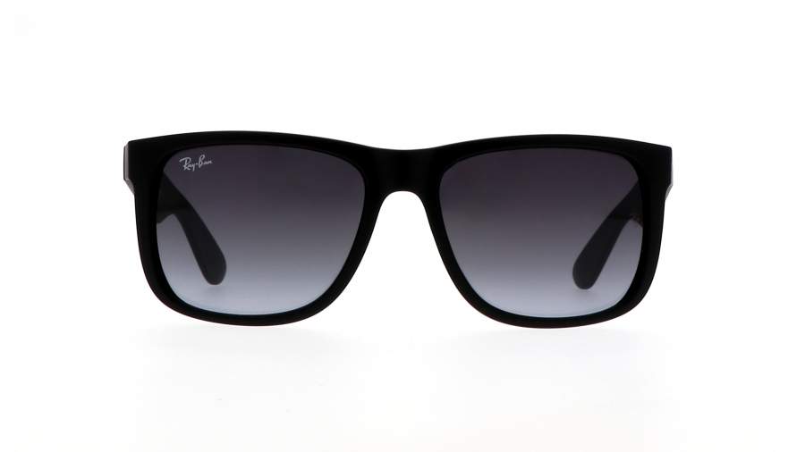 Sonnenbrille Ray-Ban Justin Classic Schwarz RB4165 601/8G 54-16 Breit Gradient Gläser auf Lager