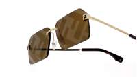 FENDI Fs fendi sky FE40043U 33G 59-13 Ouro