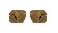 FENDI Fs fendi sky FE40043U 33G 59-13 Ouro