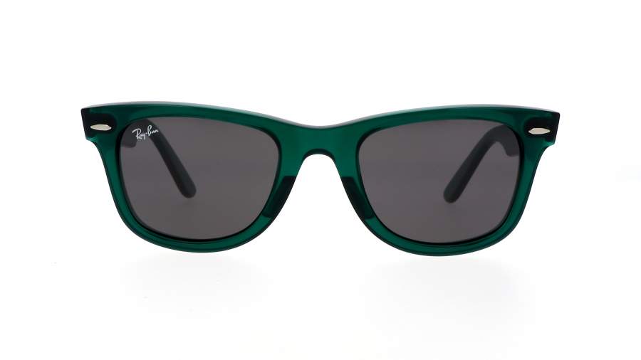 Sunglasses Ray-Ban Original Wayfarer Colorblock RB2140 6615/B1 50-22 Transparent Green in stock