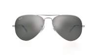 Ray-Ban Aviator Large Metal Silver RB3025 W3275 55-14 Small Mirror