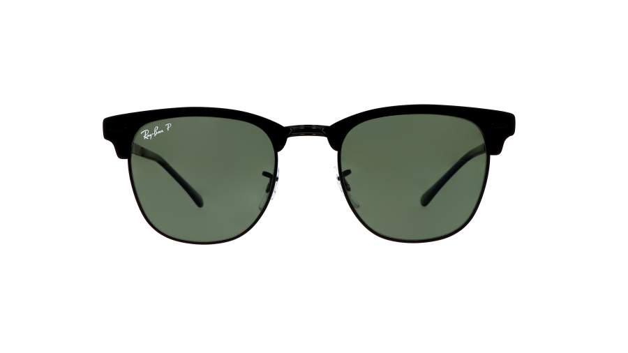 Sunglasses Ray-Ban Clubmaster Metal Black Matte RB3716 186/58 51-21 Medium Polarized in stock