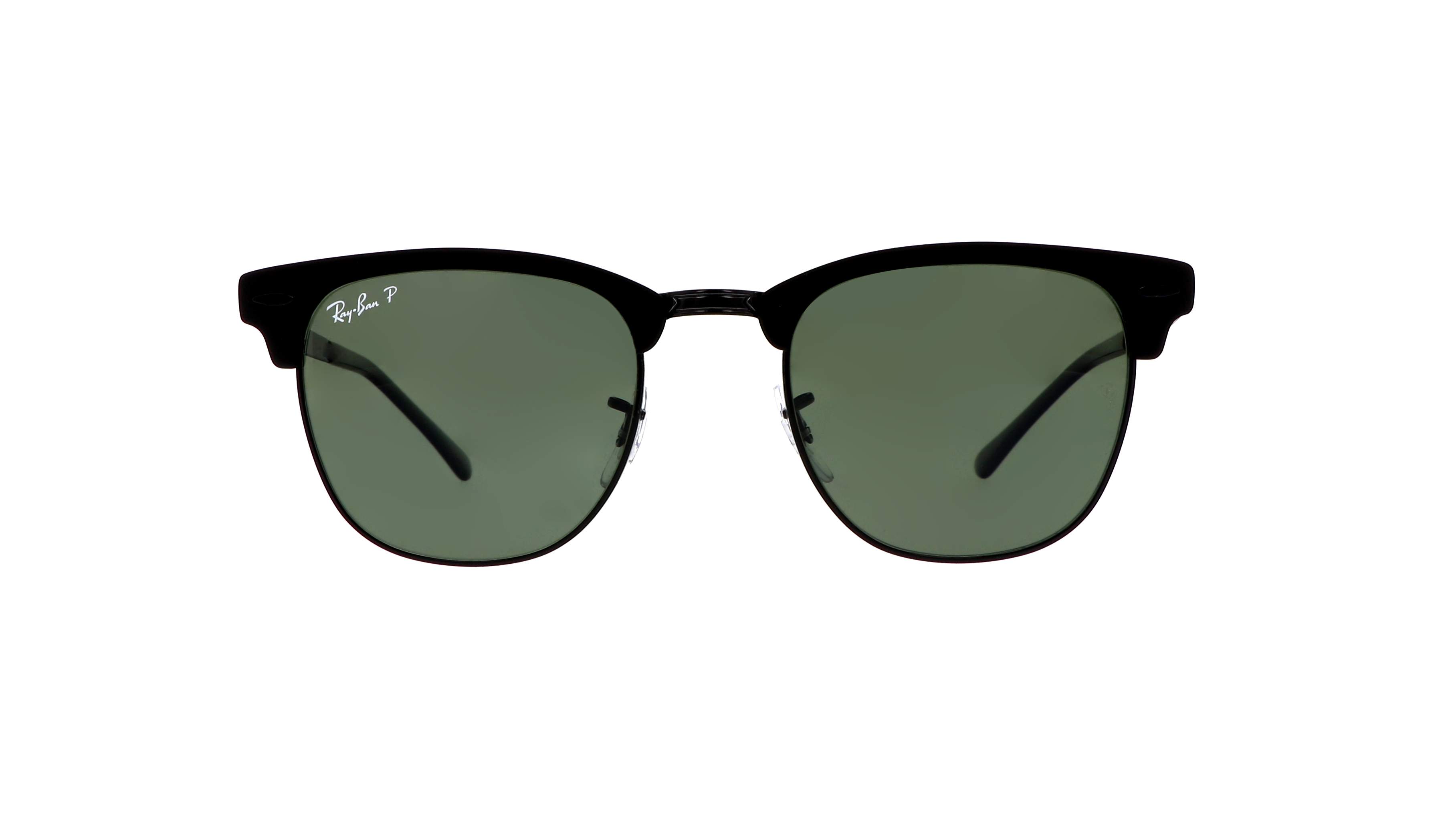 Sunglasses Ray-Ban Clubmaster Metal Black Matte RB3716 186/58 51-21 ...