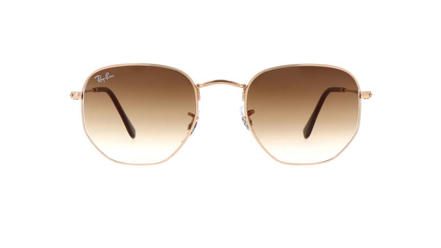 Sunglasses Ray-Ban Hexagonal Gold RB3548 001/51 51-21 Medium Gradient in stock