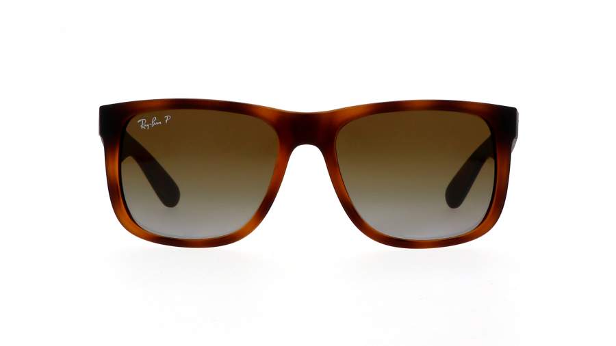 Sunglasses Ray-Ban Justin Brown RB4165 865/T5 54-16 Medium Polarized Gradient in stock