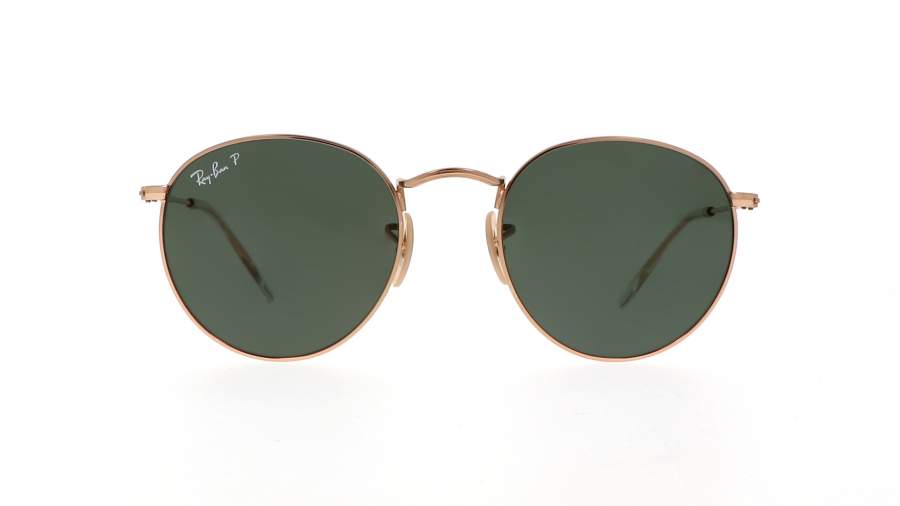 Sunglasses Ray-Ban Round Metal Gold RB3447 001/58 50-21 Medium Polarized in stock