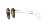 Ray-Ban Round Metal RB3447 001/58 50-21 Złoto
