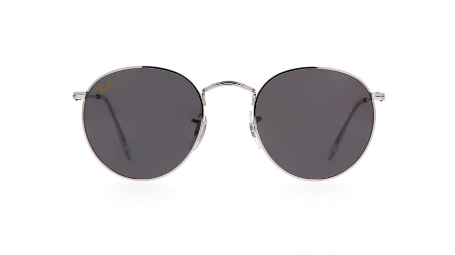 Sunglasses Ray-Ban Round Metal Silver RB3447 9198/B1 53-21 Large in stock