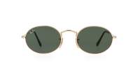Ray-Ban Oval Flat Lenses Gold G-15 RB3547N 001 51-21 Mittel