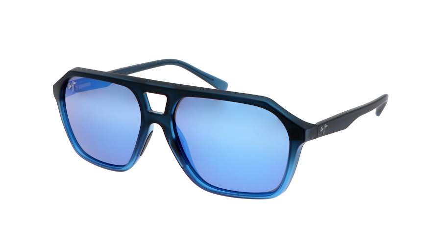 Sunglasses Maui Jim Wedges B880-03 57-16 Blue in stock | Price 156