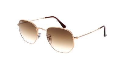 Sunglasses Ray-Ban Hexagonal RB3548 001/51 54-21 Gold in stock