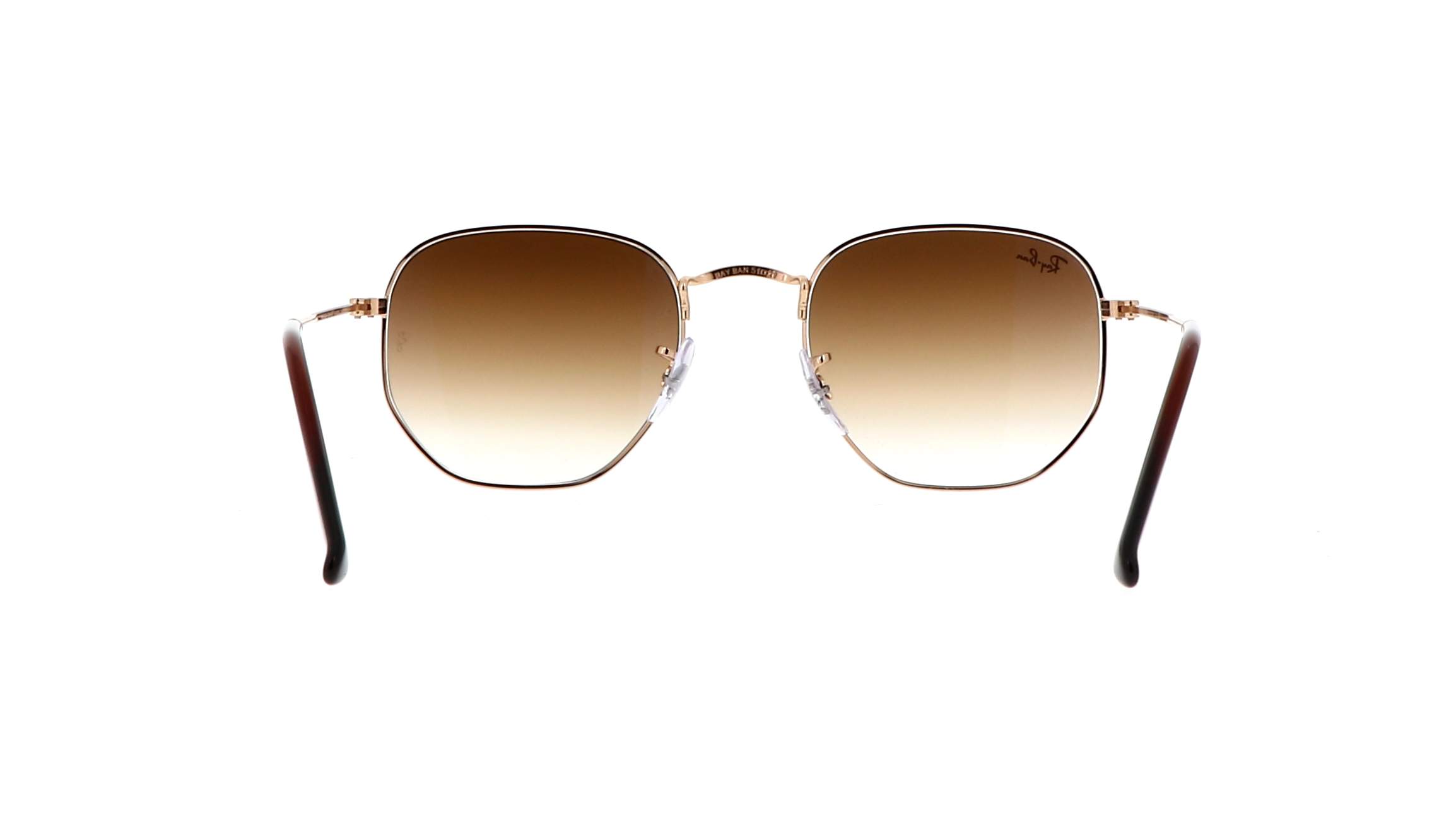 21:54 Sunglasses Ray-Ban Hexagonal RB3548 001/51 54-21 Gold in stock ...