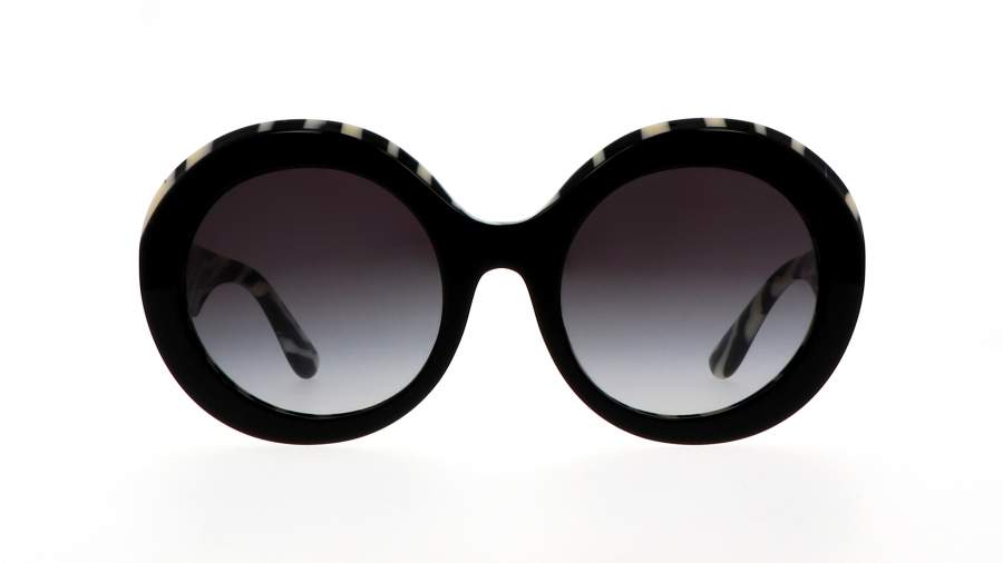 Lunettes de soleil Dolce & Gabbana DG4418 3372/8G 53-22 Top Black on Zebra en stock