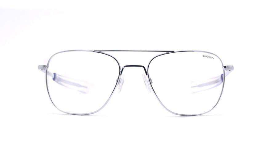 Eyeglasses Randolph Aviator rx AF182 52-20 Bright Chrome in stock