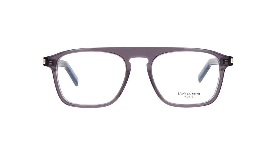 Eyeglasses Saint Laurent New wave SL157 003 52-18 Transparent grey in stock