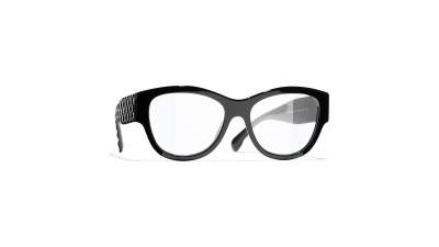 Brille CHANEL CH3445 C760 52-17 Schwarz auf Lager