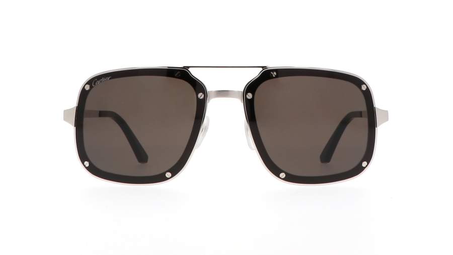 Sunglasses Cartier CT0194S 001 58-17 Silver Large in stock