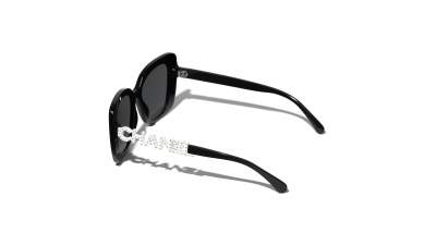 Chanel Black/ Grey Gradient 5235 Q Turnlock Square Sunglasses Chanel