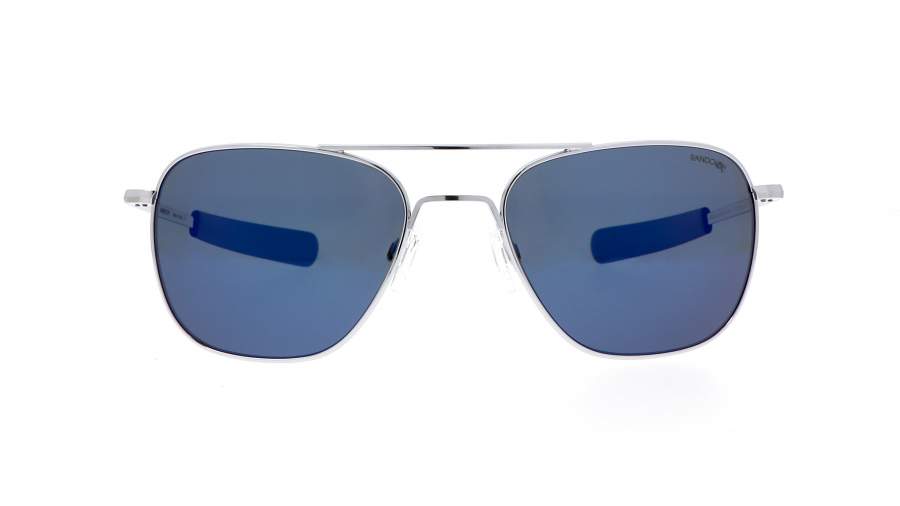 Sunglasses Randolph Aviator Alpha industries AF337-AI 55-20 Bright Chrome in stock