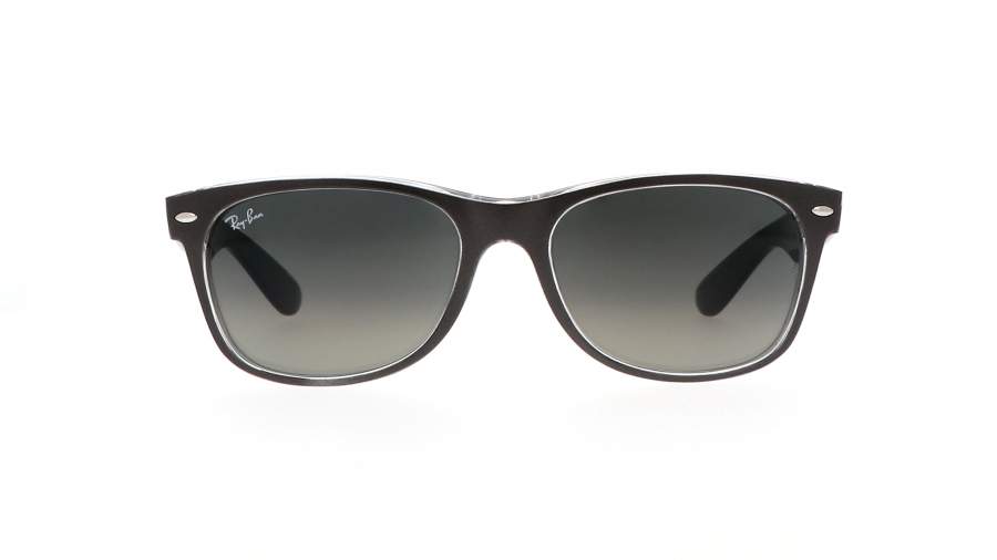 Sunglasses Ray-Ban New Wayfarer Metal Effect Grey RB2132 6143/71 55-18 Medium Gradient in stock