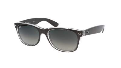 Sunglasses Ray-Ban New Wayfarer Metal Effect Grey RB2132 6143/71 52-18 Small in stock