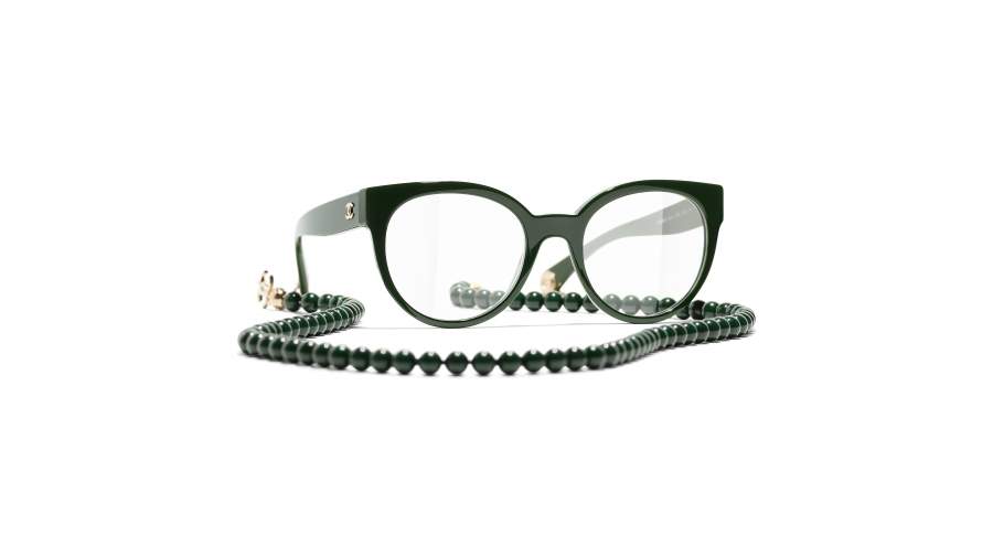 Eyeglasses CHANEL CH3444 1702 51-20 Green in stock