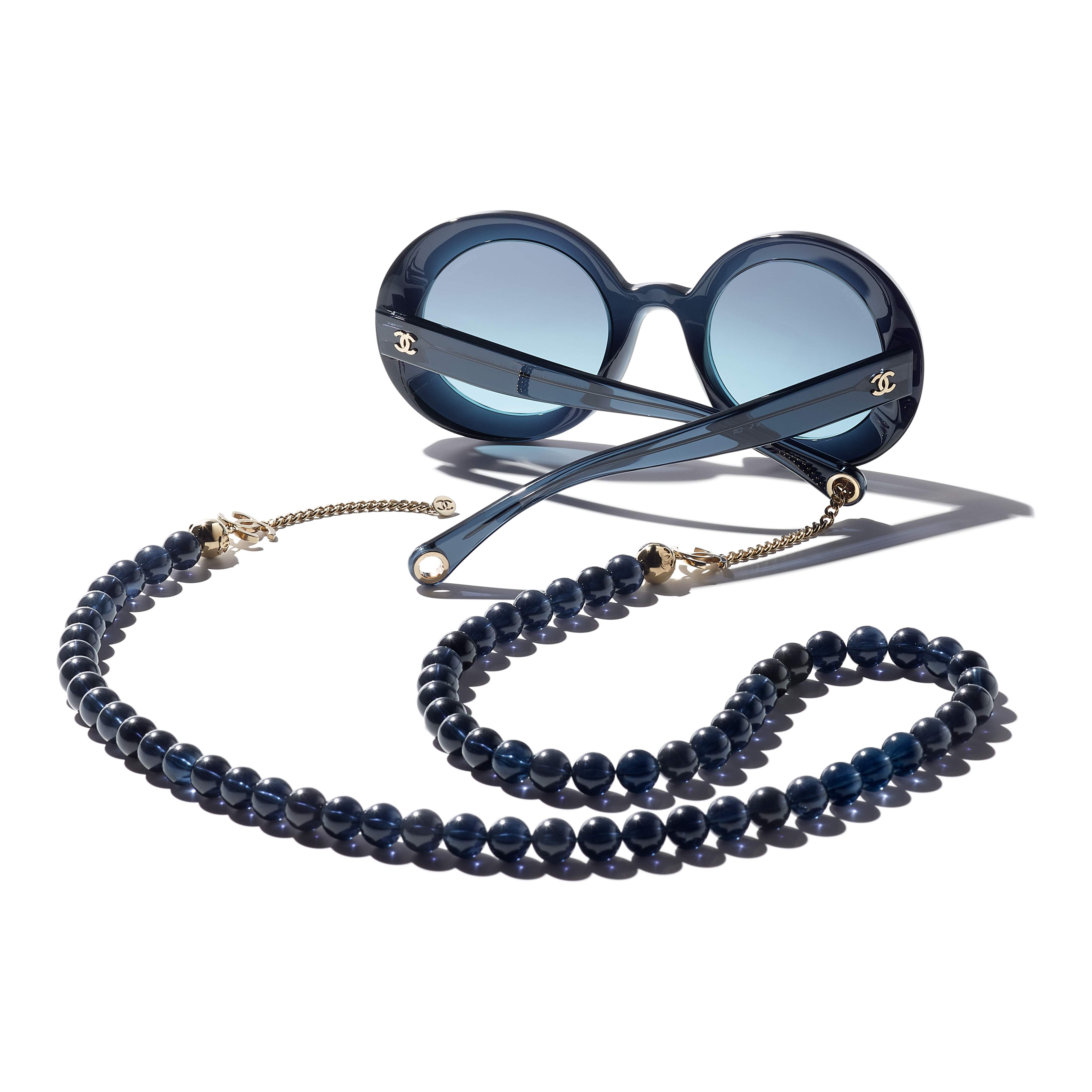 chanel shades with chain