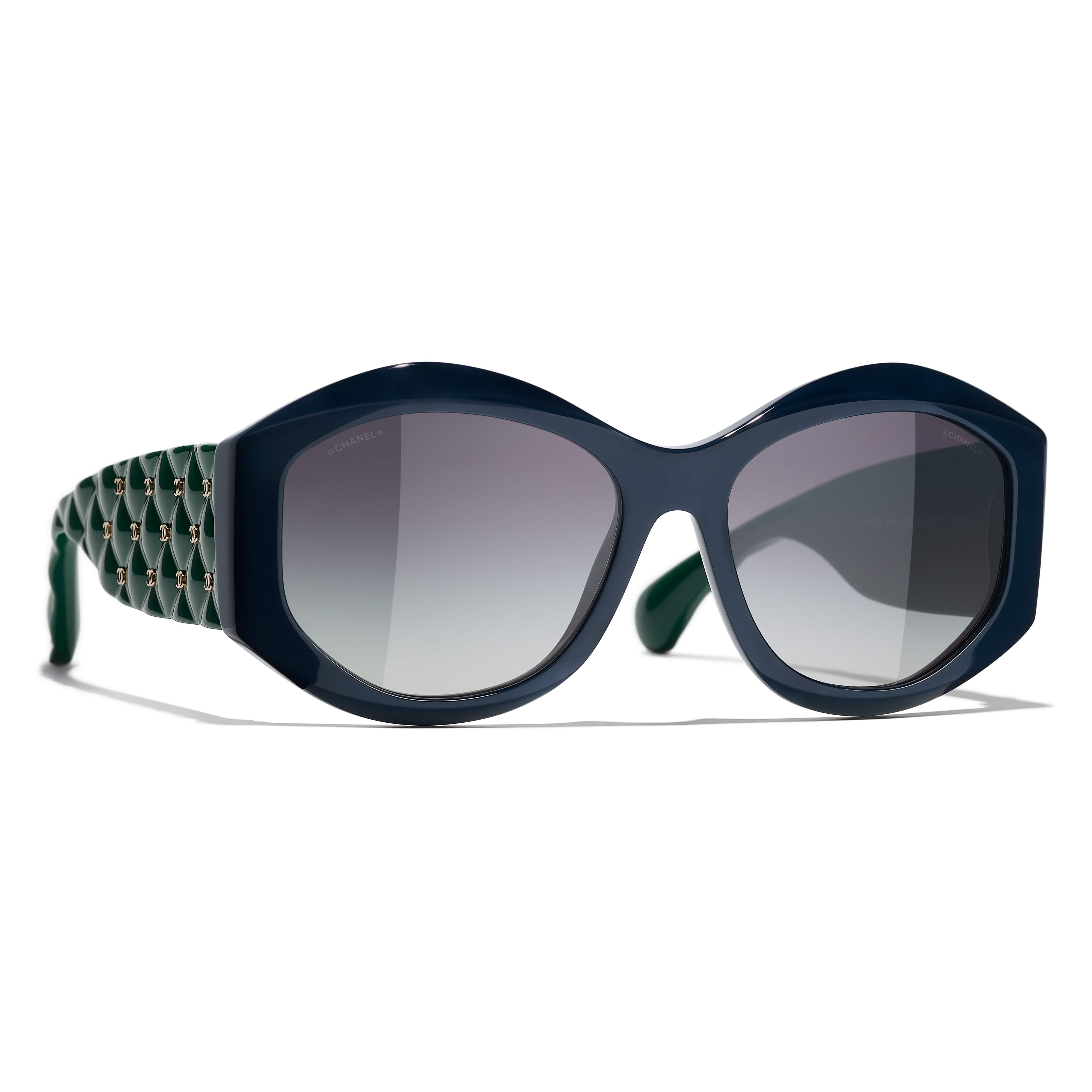 Sunglasses CHANEL CH5486 1659/S6 56-17 Blue in stock | Price 325 