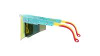 PIT VIPER The 2000's THE PLAYMATE 155-34 Blue with Pink and Yellow Splatter