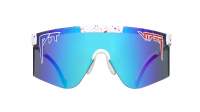 PIT VIPER The 2000's THE MERIKA 155-34 White with Blue and Red Splatter