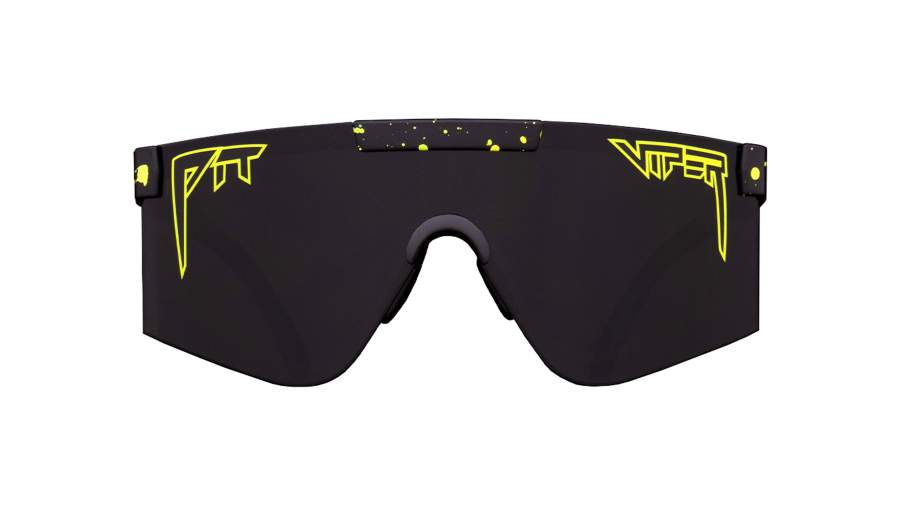 Sunglasses PIT VIPER The 2000's THE COSMOS 2000'S 155-34 Black with Yellow Splatter in stock