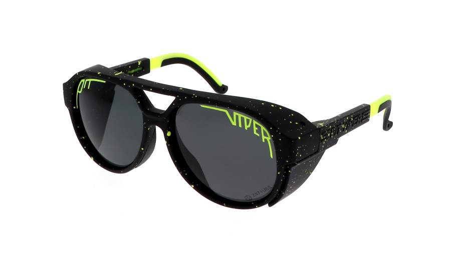 Sunglasses PIT VIPER The exciters EXCITERS COSMOS 52-20 Black with Yellow  Splatter