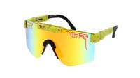 Pit Viper Originals THE 1993 Polarized 149-36 Yellow with Pink and Purple Splatter