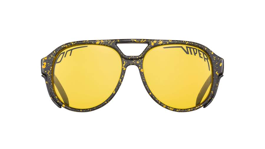 Sonnenbrille PIT VIPER The Exciters THE CROSSFIRE 52-20 Translucent Black with Gold Splatter auf Lager