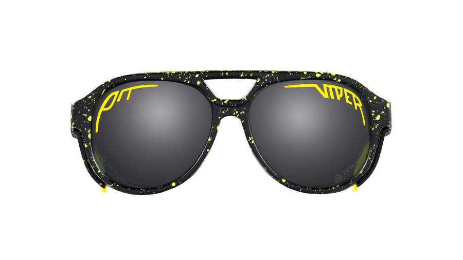 Sonnenbrille PIT VIPER The exciters EXCITERS COSMOS 52-20 Black with Yellow Splatter auf Lager