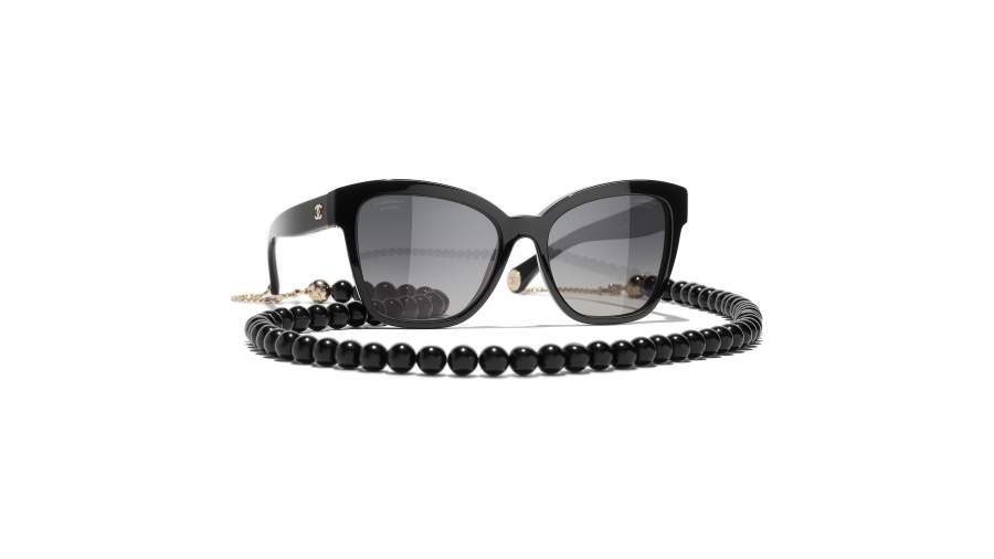 Sunglasses CHANEL CH5487 C622/S8 55-18 Black in stock