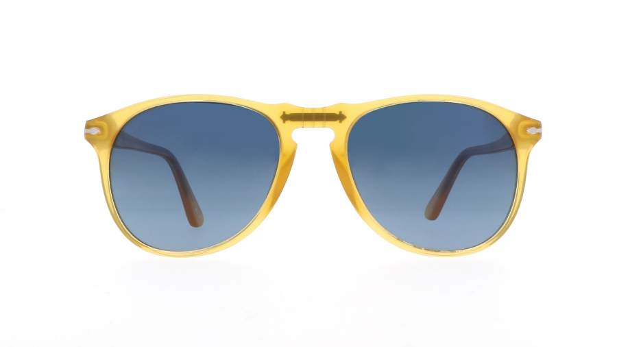 Sunglasses Persol 649 Miele Series Yellow PO9649S 204/S3 55-18 Large Polarized in stock