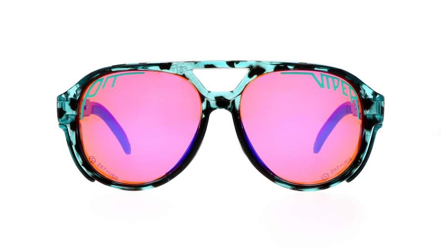 Sunglasses PIT VIPER The Exciters THE GALAPAGOS SUNSET 52-20 Translucent blue in stock