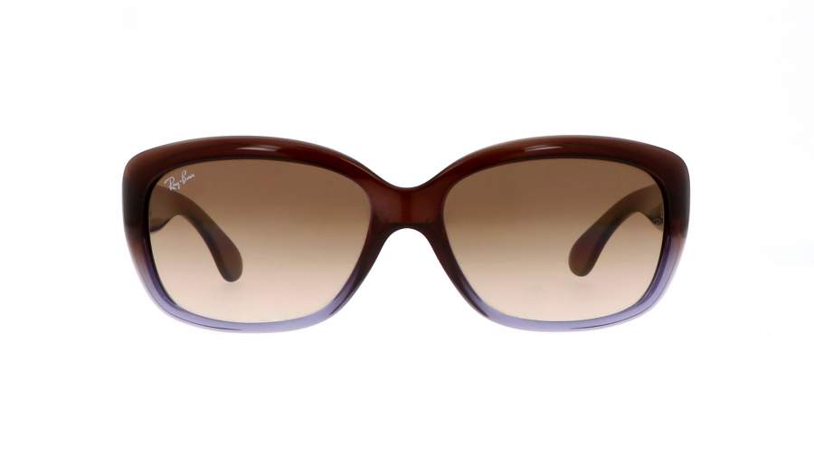 Sonnenbrille Ray-Ban Jackie Ohh Braun RB4101 860/51 58-17 Breit Gradient Gläser auf Lager
