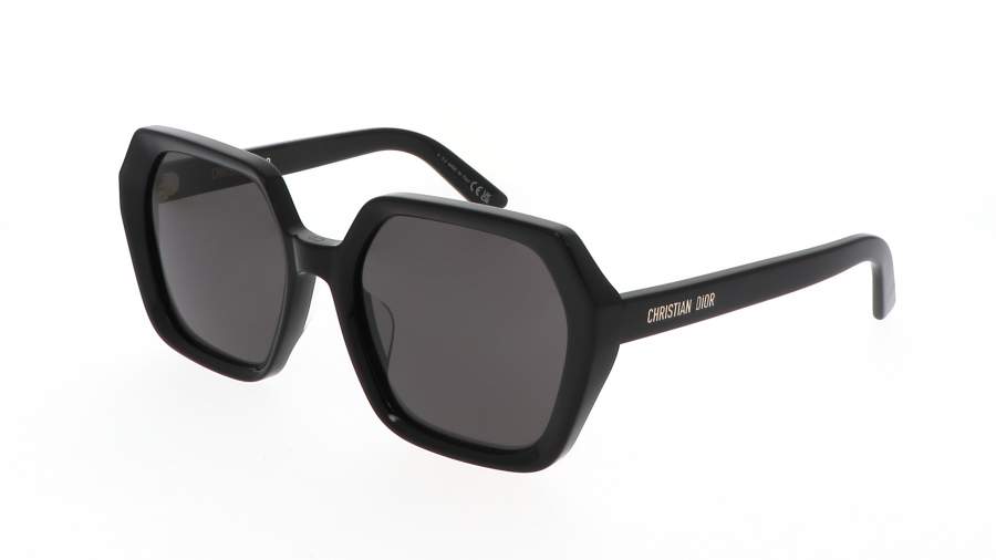 Dior Signature S2U Black Rectangle Frame Grey Lens Women Sunglasses | eBay