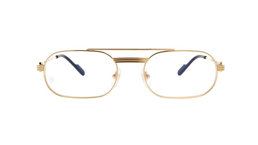 Eyeglasses Cartier Exception CT0410O 001 57-20 Gold in stock