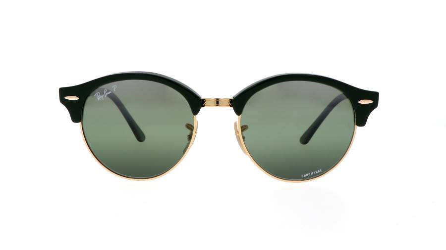 Lunettes de soleil Ray-ban Clubround RB4246 1368/G4 51-19 Green on arista en stock